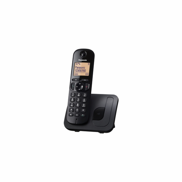 Panasonic KX-TGC210FXB, bezdrát. telefon, černý