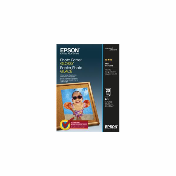 Epson C13S042536 EPSON Photo Paper Glossy A3 20 listů