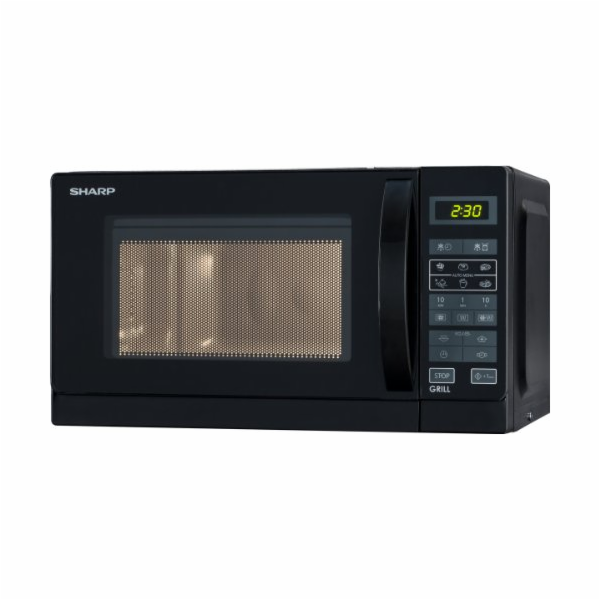 Mikrovlnná trouba Sharp R642BKW černá