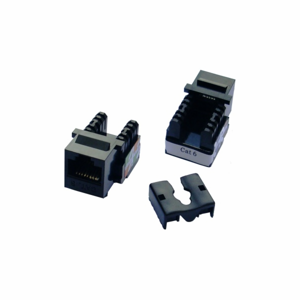 DATACOM Keystone cat6 black UTP