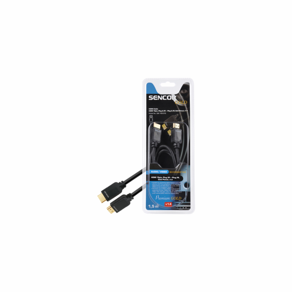 Konektor Sencor HDMI SAV 165-015 M-M 1,5M v1.4 PG