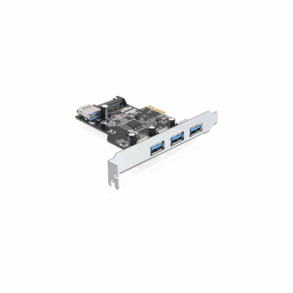 Delock PCI Express karta > 3 x externí + 1 x interní USB 3.0
