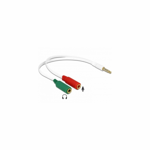 Delock adaptér sluchátek 1 x 3.5 mm 4 pin Stereo jack sam...