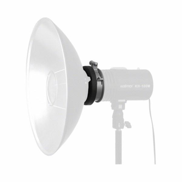 walimex S-Bayonet Adapter for Studio Flashes, 9,5cm