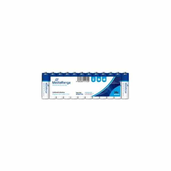 MediaRange Premium Alkalické baterie LR06 (AA, tužková) 1...