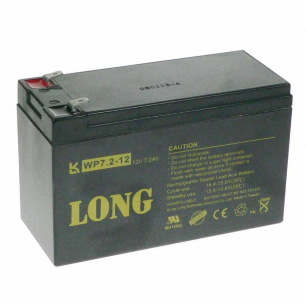 Long Baterie  WP7.2-12 (12V/7Ah - Faston 250)