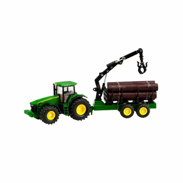 Traktor Siku 1954 John Deere 8430 s přívěsem