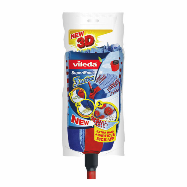 Vileda 3ACTION VELOUR Vileda Strip mop 140008