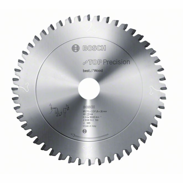 Pilový kotouč Bosch Top Precision Best for Wood 254x30mm ...