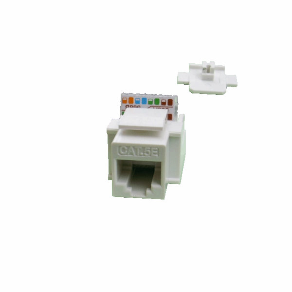 DATACOM Keystone RJ45 UTP CAT5E samořezný bílý