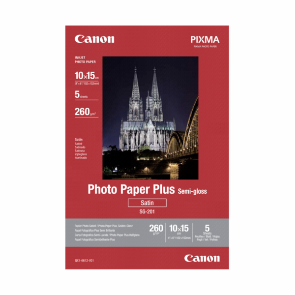 Canon SG-201 10x15 cm 4x6 5 Blatt, 260 g