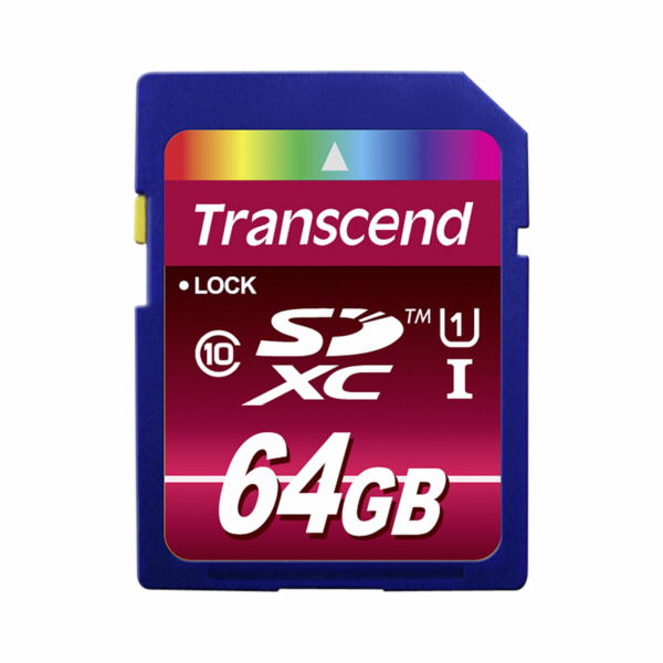 Paměťová karta Transcend SDXC 64GB Class 10/UHS-I
