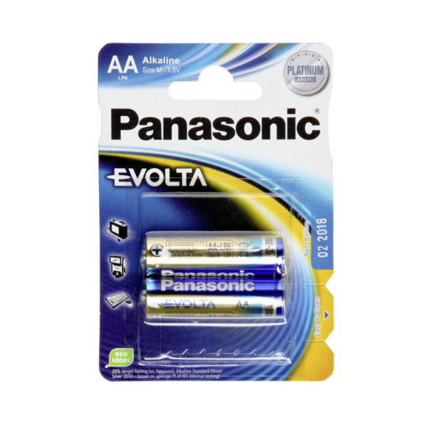 1x2 Panasonic Evolta LR 6 Mignon