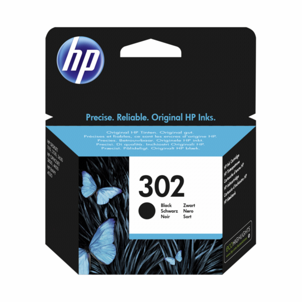 HP F6U66AE cartridge cerna c. 302