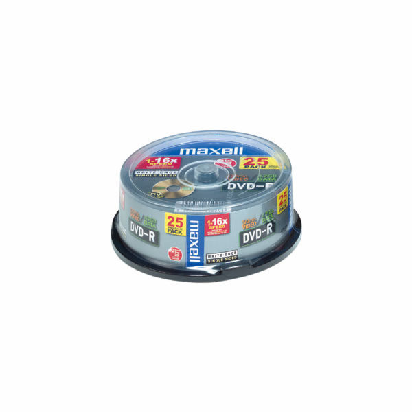Maxell DVD-R 4,7 GB 16x 25 kusů (275520.30.CN)