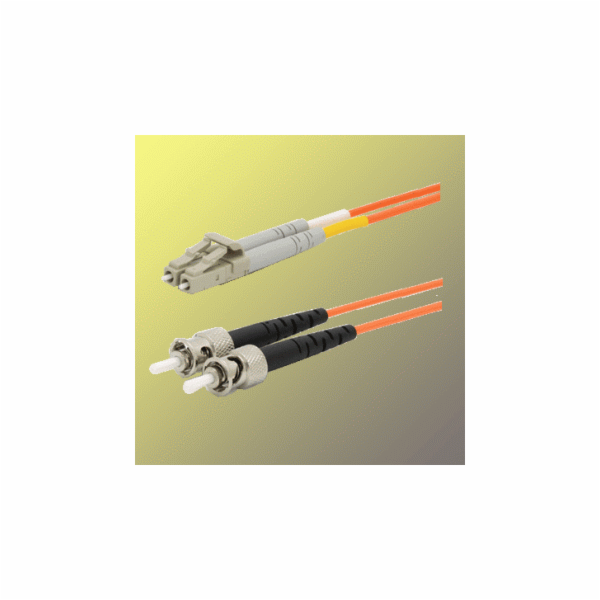 Optický patchkabel duplex LC-ST, 50/125um MM, 2m, OM2