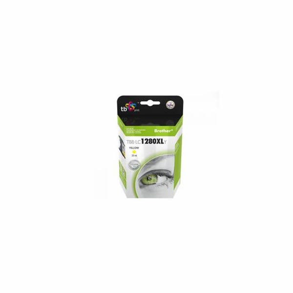 Ink. kazeta TB kompat. s Brother LC1280XLY 100% N