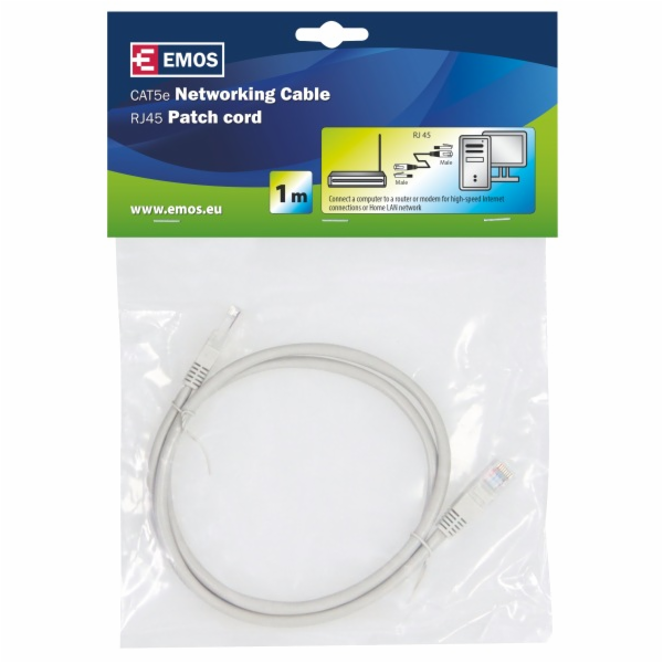 PATCH kabel UTP 5E, 1m