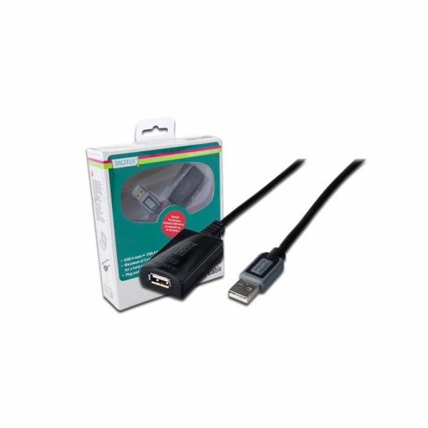 Digitus USB 2.0 aktivní prodlužovací kabel 10m