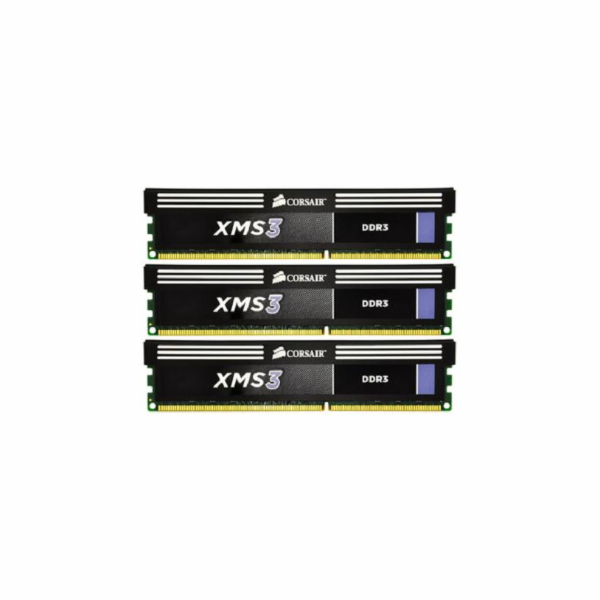 Corsair XMS3 12GB (Kit 3x4GB) 2000MHz DDR3, CL9 (9-10-9-2...