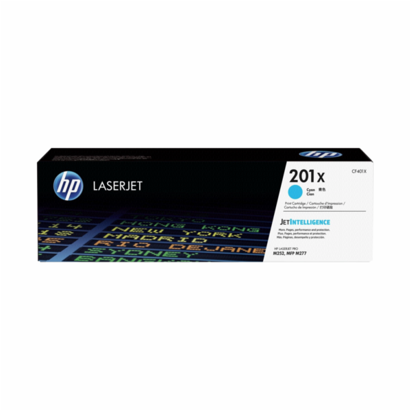HP toner CF 401 X modra c. 201 X