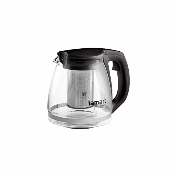 Lamart LT7025 Konvice na čaj VERRE 1,1 l, černá