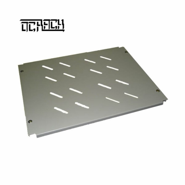 OCRACK Polička s perforací 1000mm max.nosnost 15kg - černá