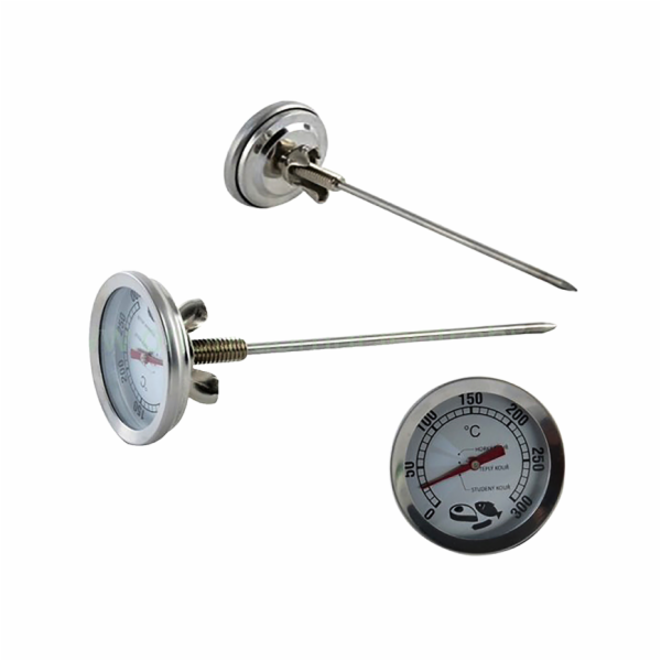 teploměr do udírny 16cm/d5(0°-300°) NR na šroub