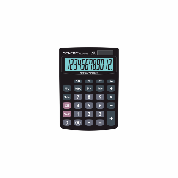 Kalkulačka Sencor SEC 340/12 DUAL