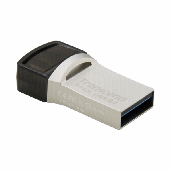 Transcend JetFlash 890S     64GB OTG USB Typ-C + USB 3.1 ...
