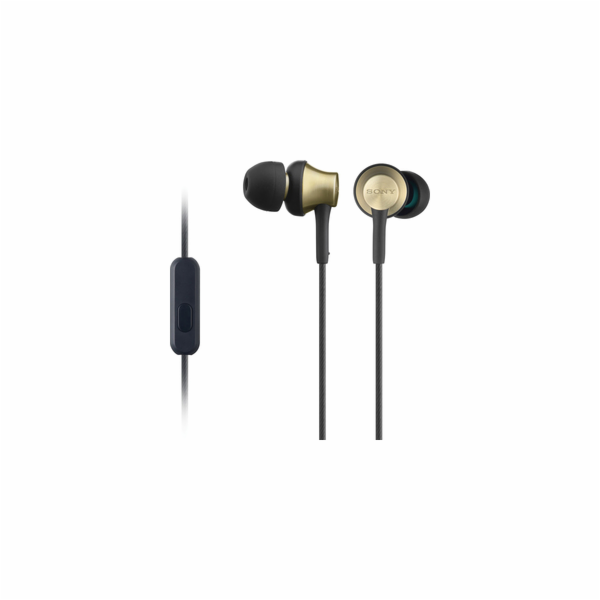 Sluchátka Sony MDR-EX650APT zlatá