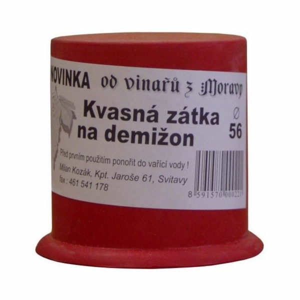 zátka kvasná d56 gumová