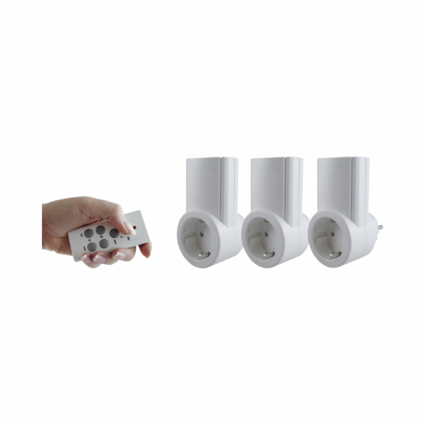 REV Telecontrol Radio Socket Set 3+1  2300 W