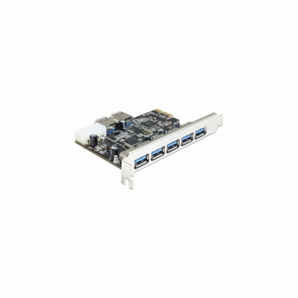 DeLOCK PCI Express karta >5x ext +2x int.USB3.0, řadič