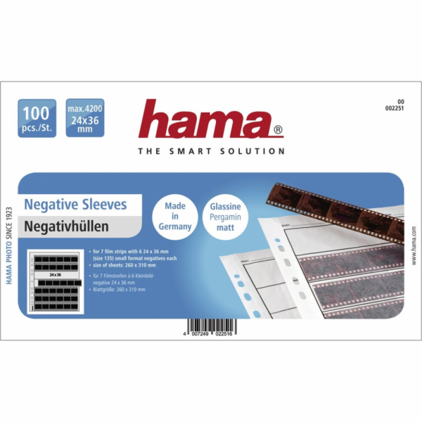 Hama obal na negativy, matny 24x36, 100 str., 260x310 cm ...