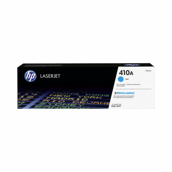 HP toner azurový 410A (CF411A)