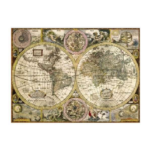 Clementoni - Puzzle 3000 Mapa antická