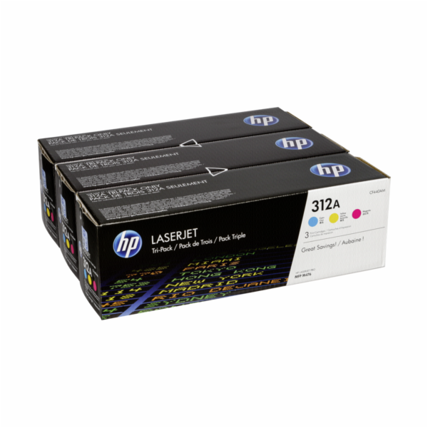 Tonerová kazeta HP CF440AM č. 312A (azurová, purpurová, ž...