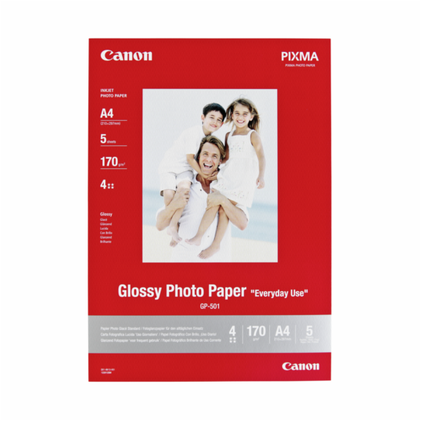 Canon GP-501 A 4, glossy 170 g, 5 listu
