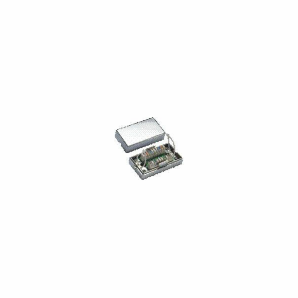 DATACOM Spojovací BOX STP Cat5e (2* zářez. pole) Silver