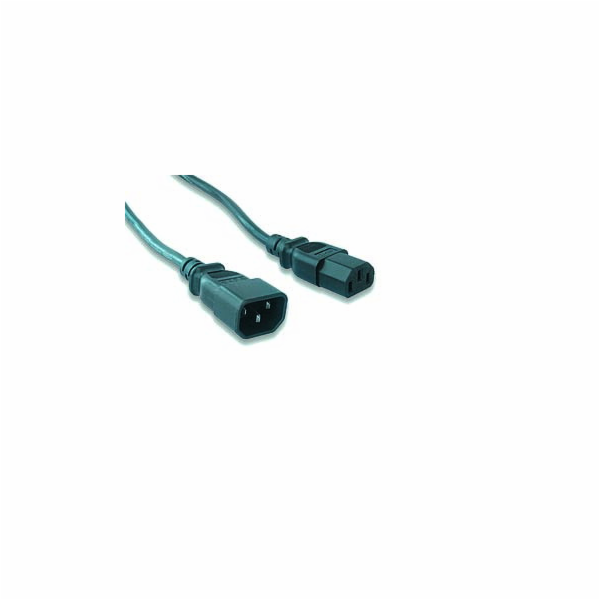 GEMBIRD Kabel síťový, prodlužovací, 3m VDE 220/230V napájecí