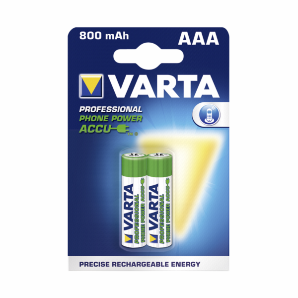 50x2 Varta Professional AAA rech bat. Micro NiMh 800mAh P...