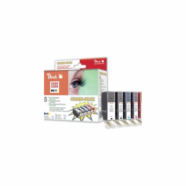 PEACH kompatibilní cartridge Canon PGI-525/CLI-526 MultiP...