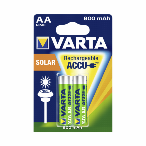 Baterie 1x2 Varta Solar Accu AA NiMH 800 mAh Mignon