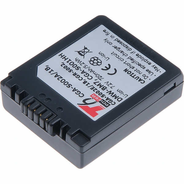 Baterie T6 Power Panasonic DMW-BM7, CGA-S002E, CGA-S002, ...