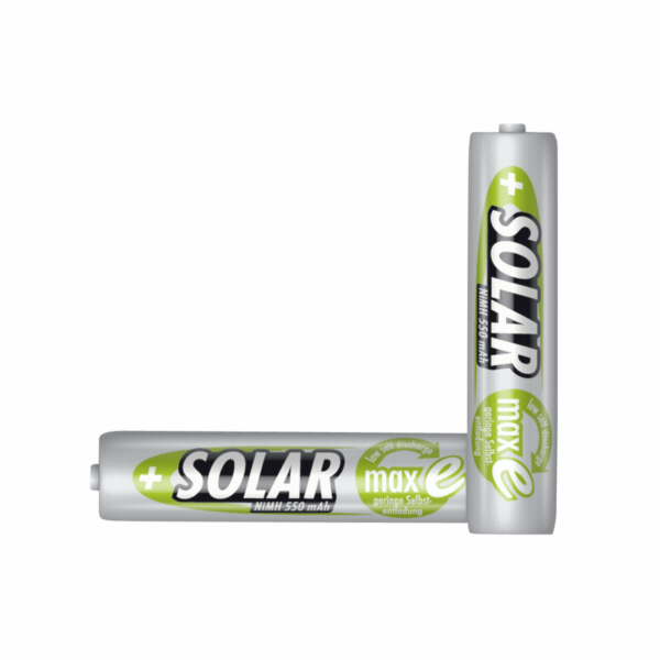 1x2 Ansmann maxE NiMH Aku Micro AAA 550 mAh SOLAR