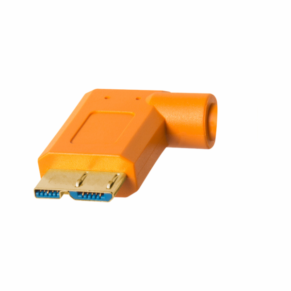 Tether Tools TPro USB 3.0 Micro-B Right Angle 4.6m/15 ORG
