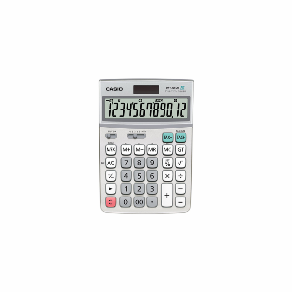 Kalkulačka Casio DF 120 ECO