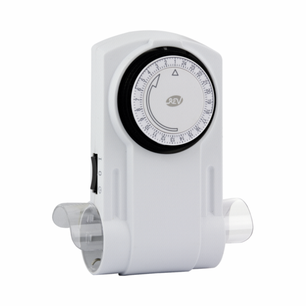 REV timer mechanisch 2-fold white