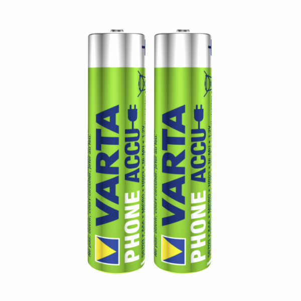 1x2 Varta Akku Professional Aku NiMH 800 mAh AAA Phone Power